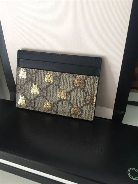 [REVIEW] Gucci Cardholder with Bee Print : r/streetwear 